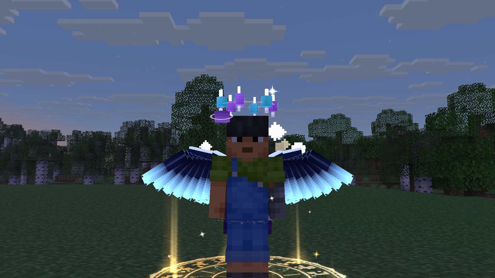 The full Celestial outfit from the front